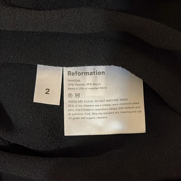 NWT Reformation Solange Open Strappy Back Midi Dress - Picture 10 of 10
